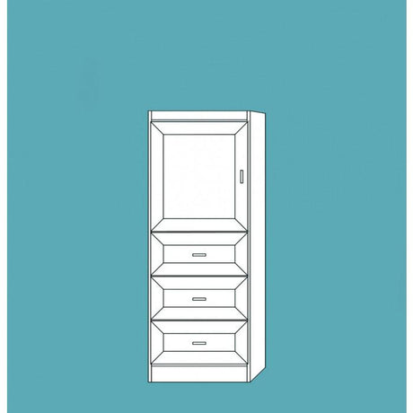 Horizontal Melamine HC205 - Meridian Closets