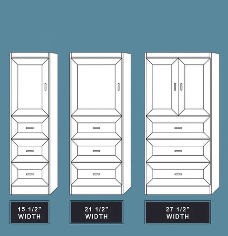 Horizontal Melamine HC205 - Meridian Closets