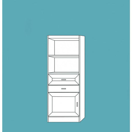 Horizontal Melamine HC206 - Meridian Closets