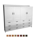 Horizontal Wood Dresser Cabinet Face - H108 - Meridian Closets