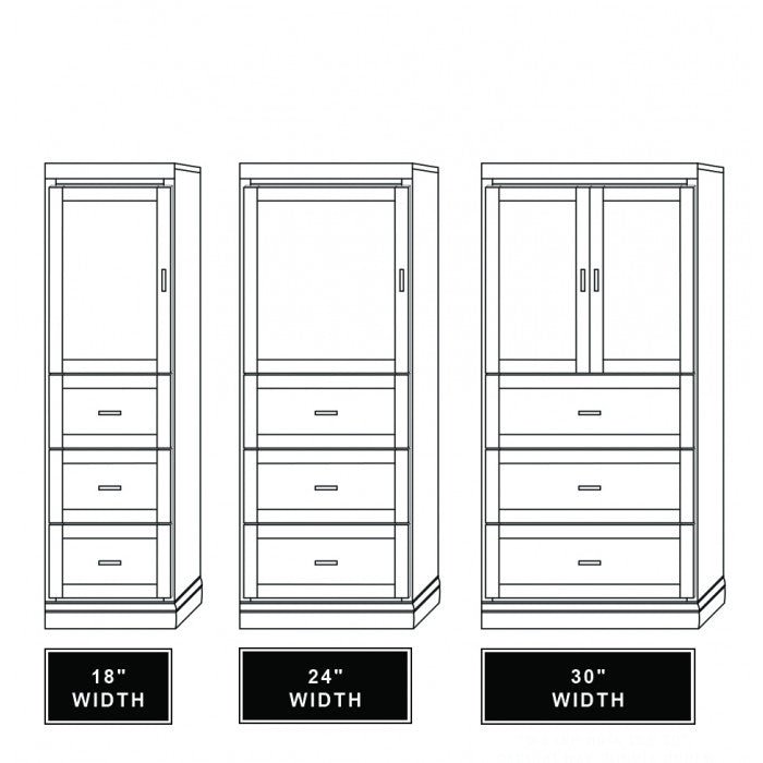 Horizontal Wood HC205 - Meridian Closets