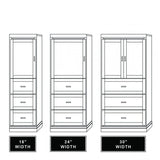Horizontal Wood HC205 - Meridian Closets
