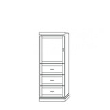 Horizontal Wood HC205 - Meridian Closets