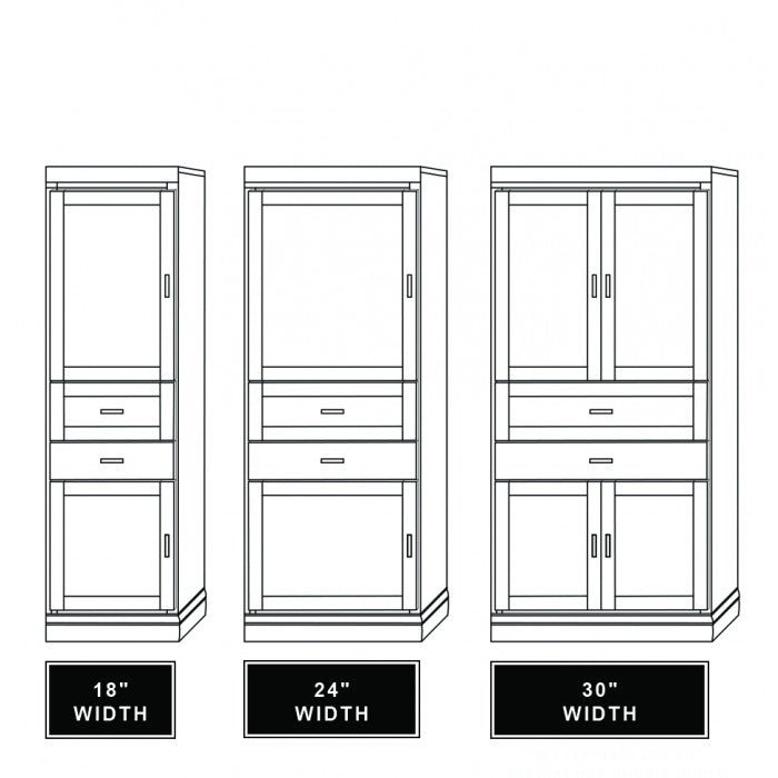 Horizontal Wood HC207 - Meridian Closets