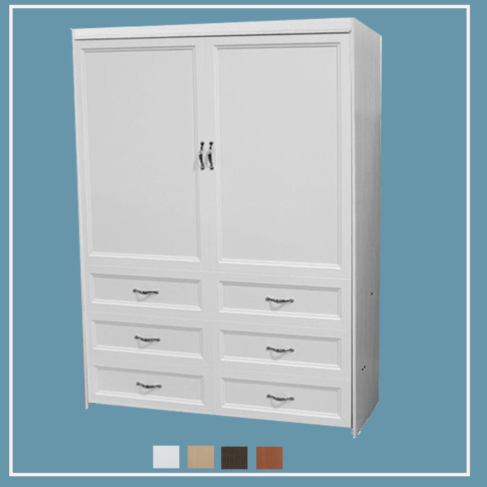 Vertical Melamine Dresser Cabinet Face - MELV108 - Meridian Closets