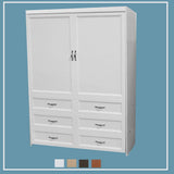Vertical Melamine Dresser Cabinet Face - MELV108 - Meridian Closets