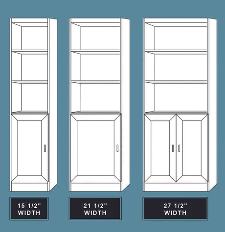 Vertical Melamine VC202 - Meridian Closets