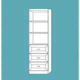 Vertical Melamine VC204 - Meridian Closets