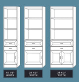 Vertical Melamine VC206 - Meridian Closets