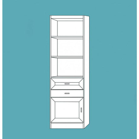 Vertical Melamine VC206 - Meridian Closets