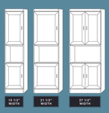 Vertical Melamine VC208 - Meridian Closets