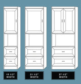 Vertical Melamine VC209 - Meridian Closets