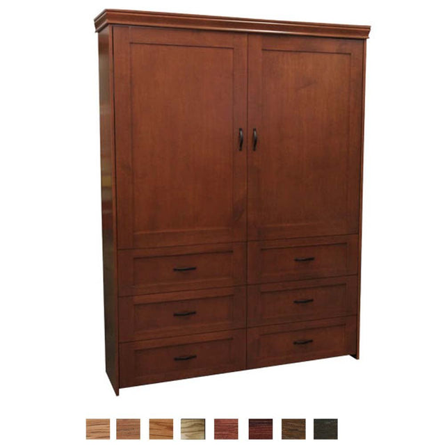 Vertical Wood Dresser Cabinet Face - V108 - Meridian Closets