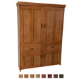 Vertical Wood Mission Face - V106 - Meridian Closets