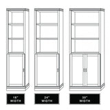 Vertical Wood VC203 - Meridian Closets