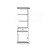 Vertical Wood VC206 - Meridian Closets