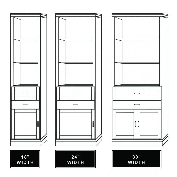 Vertical Wood VC206 - Meridian Closets