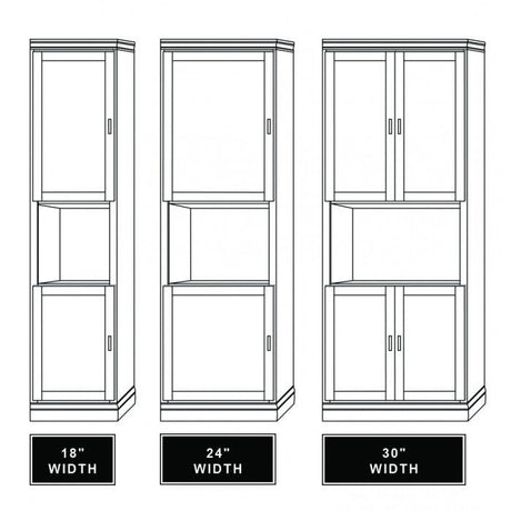 Vertical Wood VC208 - Meridian Closets