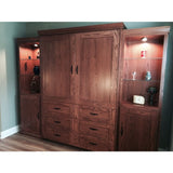 Vertical Wood Dresser Cabinet Face - V108 